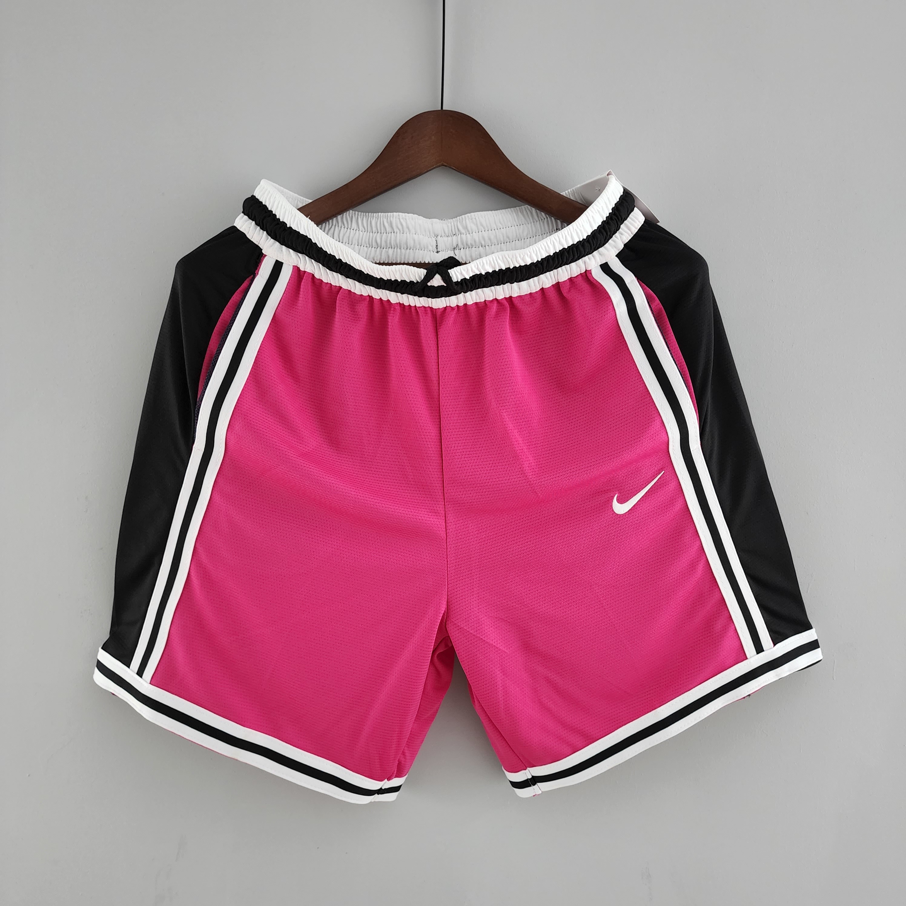 2022 Miami Heat NBA US Training Shorts Pink Black S-XXL
