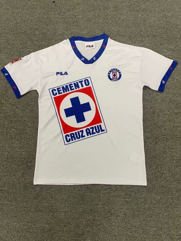 1996 Cruz Azul Away White Retro Soccer Jerseys Yupoo