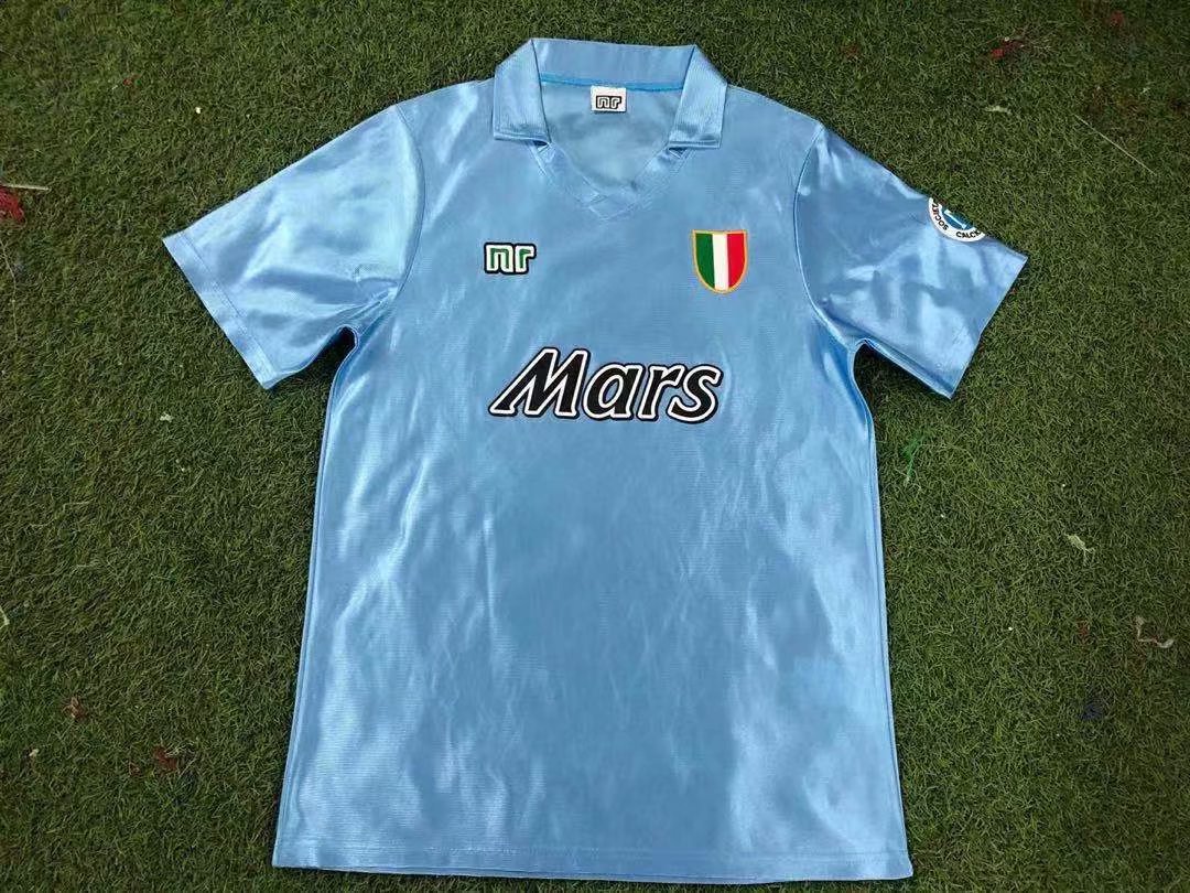 90-91 Napoli Home Retro Soccer Jerseys Yupoo