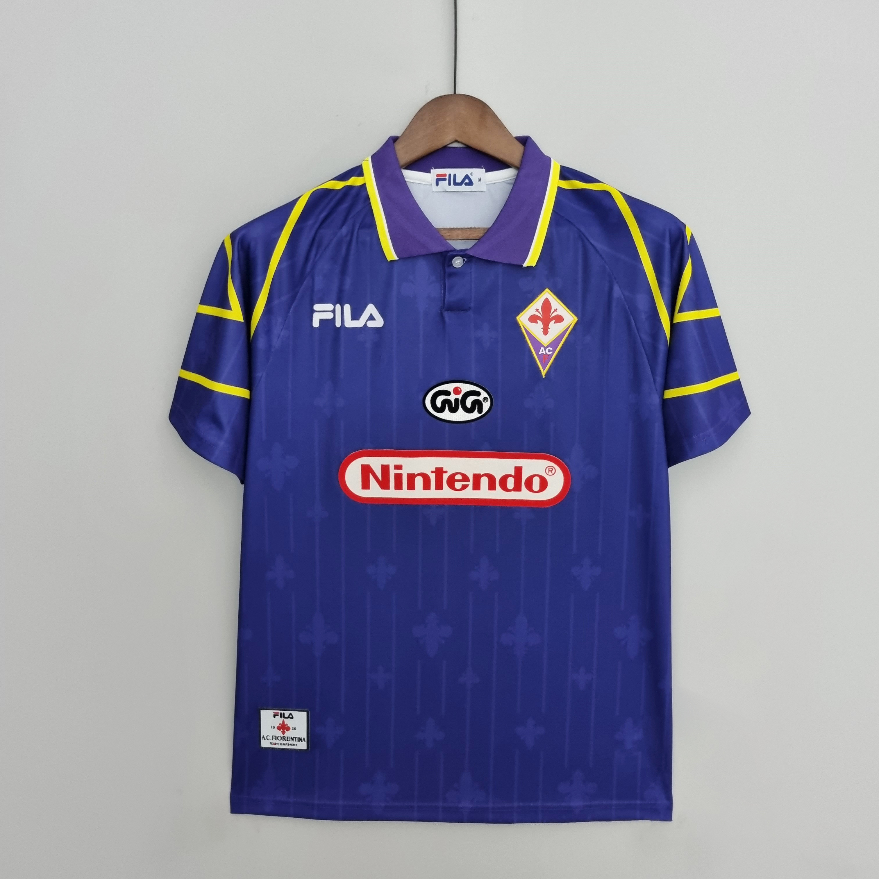 97-98 Fiorentina Home Retro Soccer Jerseys Yupoo
