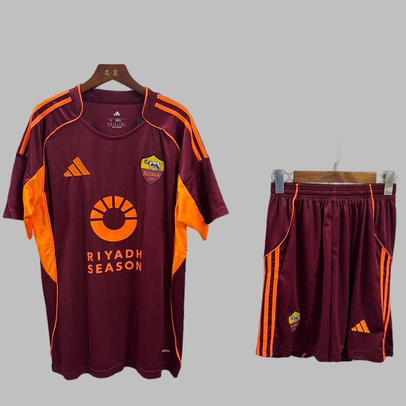25-26 Roma Home Cheap Soccer Jerseys Yupoo