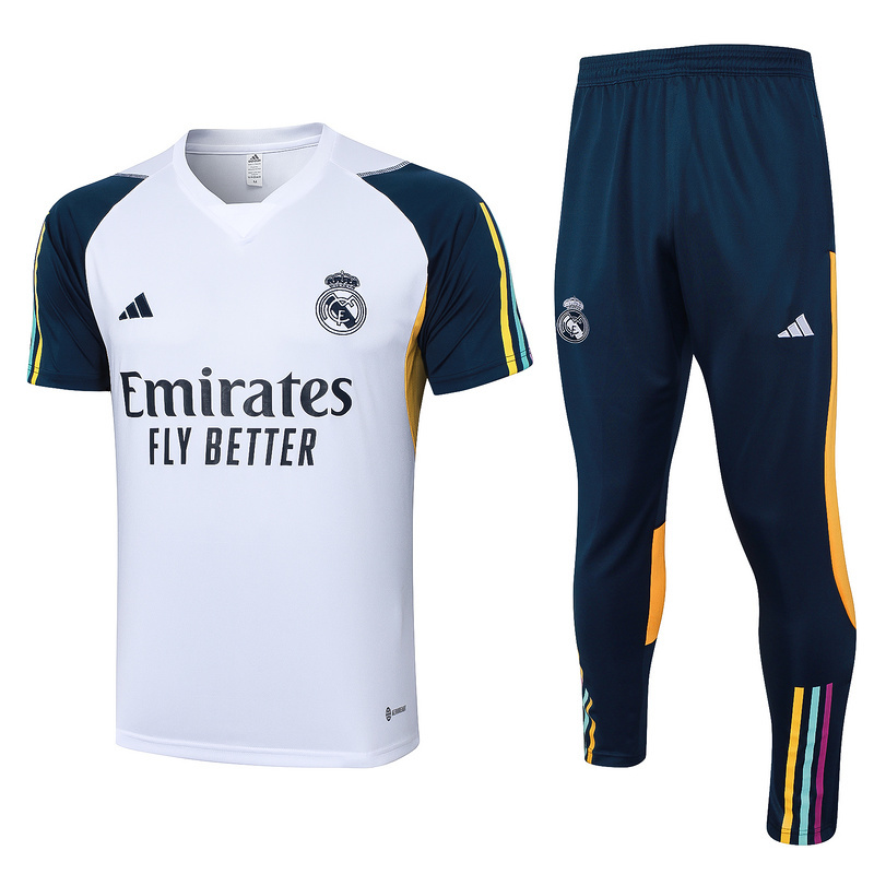 23-24 Real Madrid Short Sleeve Tracksuit Yupoo