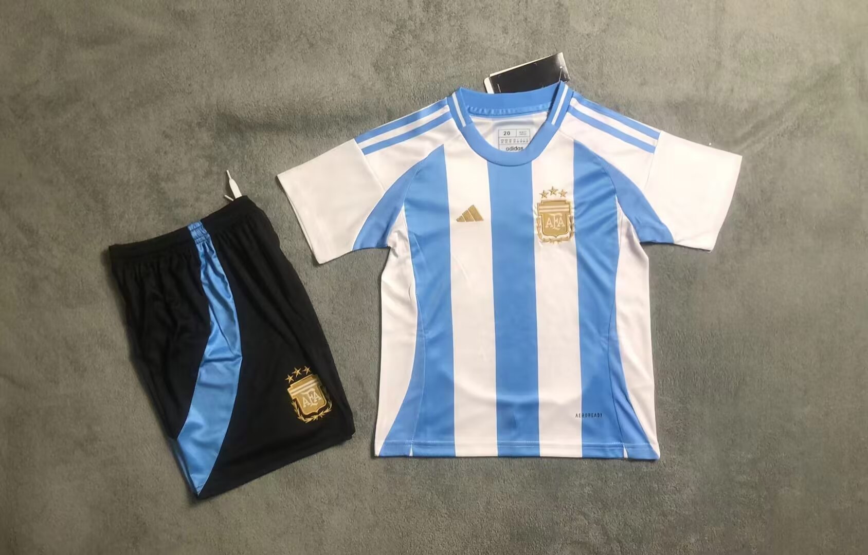 2024 Argentina Home Kids Soccer Jerseys Yupoo
