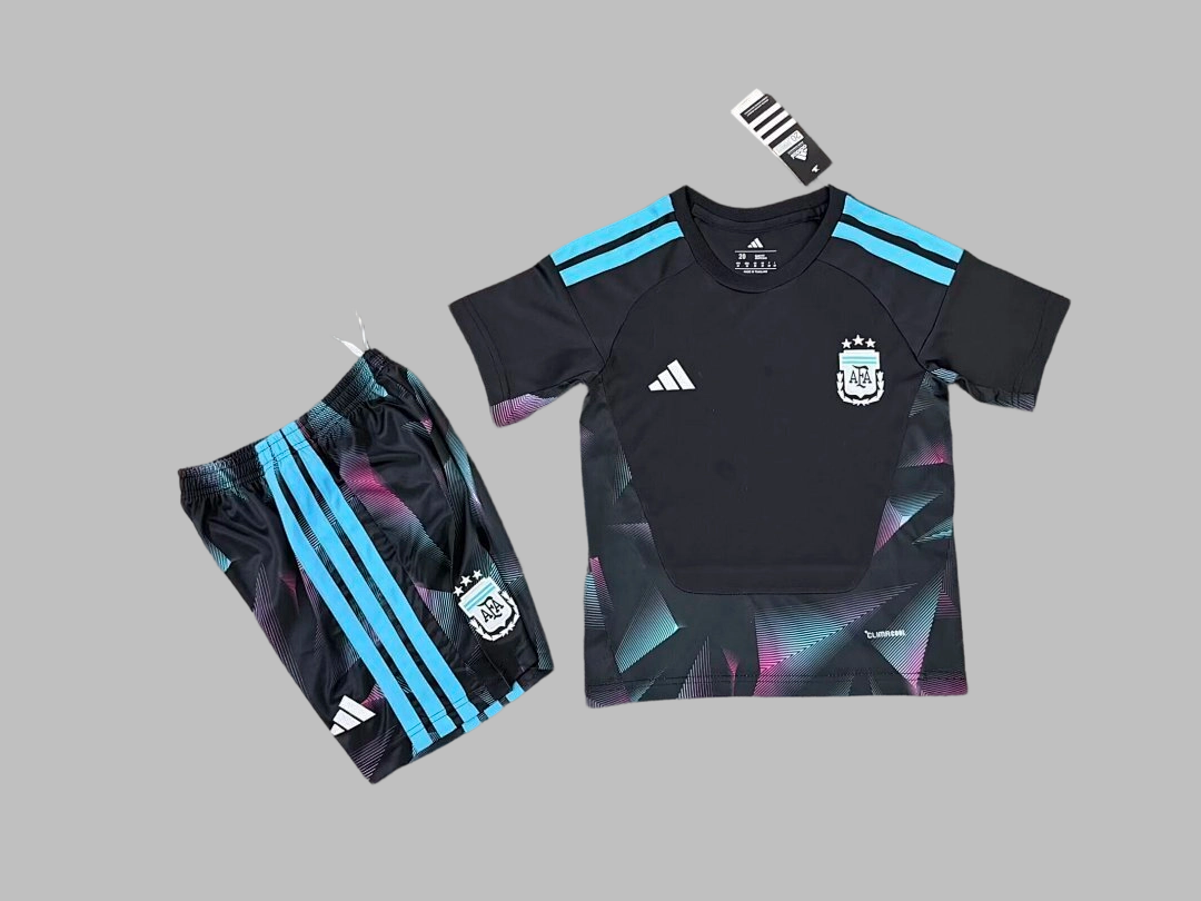 2026 Argentina Goalkeeper Kids Cheap Soccer Jerseys Yupoo