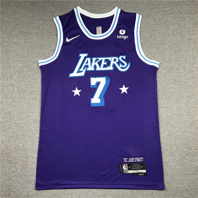 2022 Lakers #7 75th Anniversary Embroidery