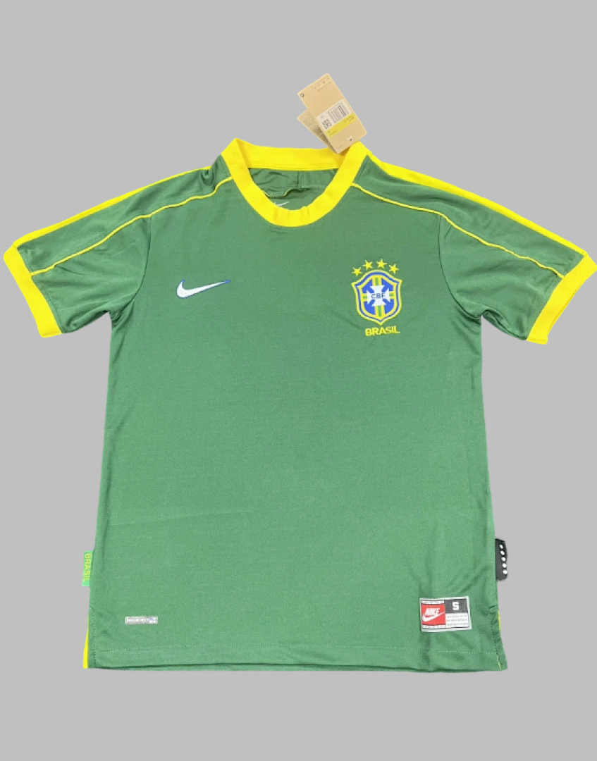 1998 Brazil Retro Cheap Soccer Jerseys Yupoo