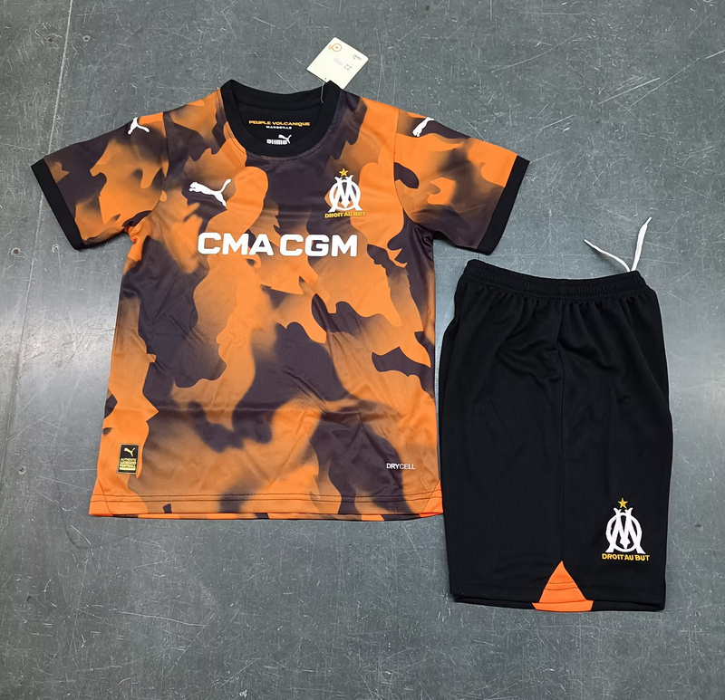 23-24 Marseille Third Kids Soccer Jerseys Yupoo