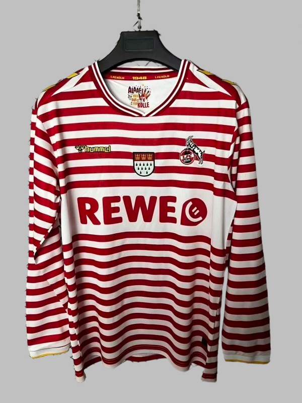 25-26 Koln Long Sleeve Cheap Soccer Jerseys Yupoo