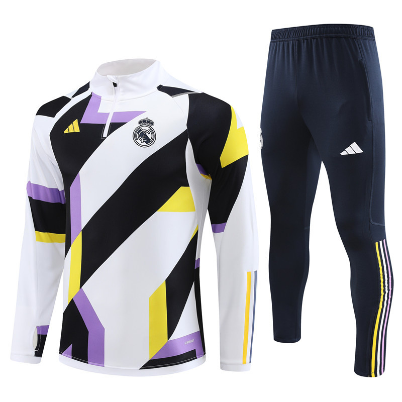 23-24 Real Madrid Long Sleeve Training Suit Yupoo