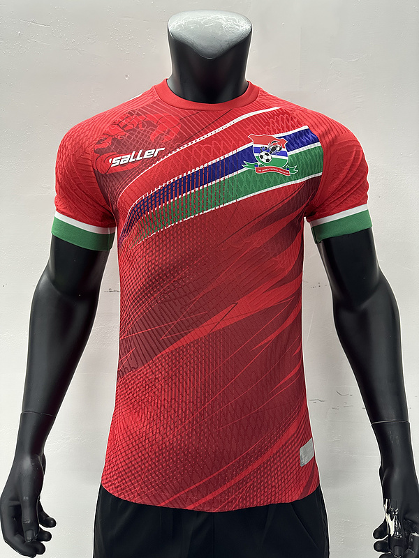 2023 Gambia Home Player Version Soccer Jerseys Yupoo