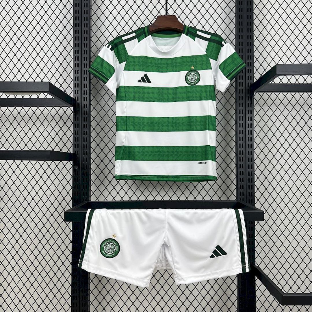 Celtic 2025/26 Home Kids Kit
