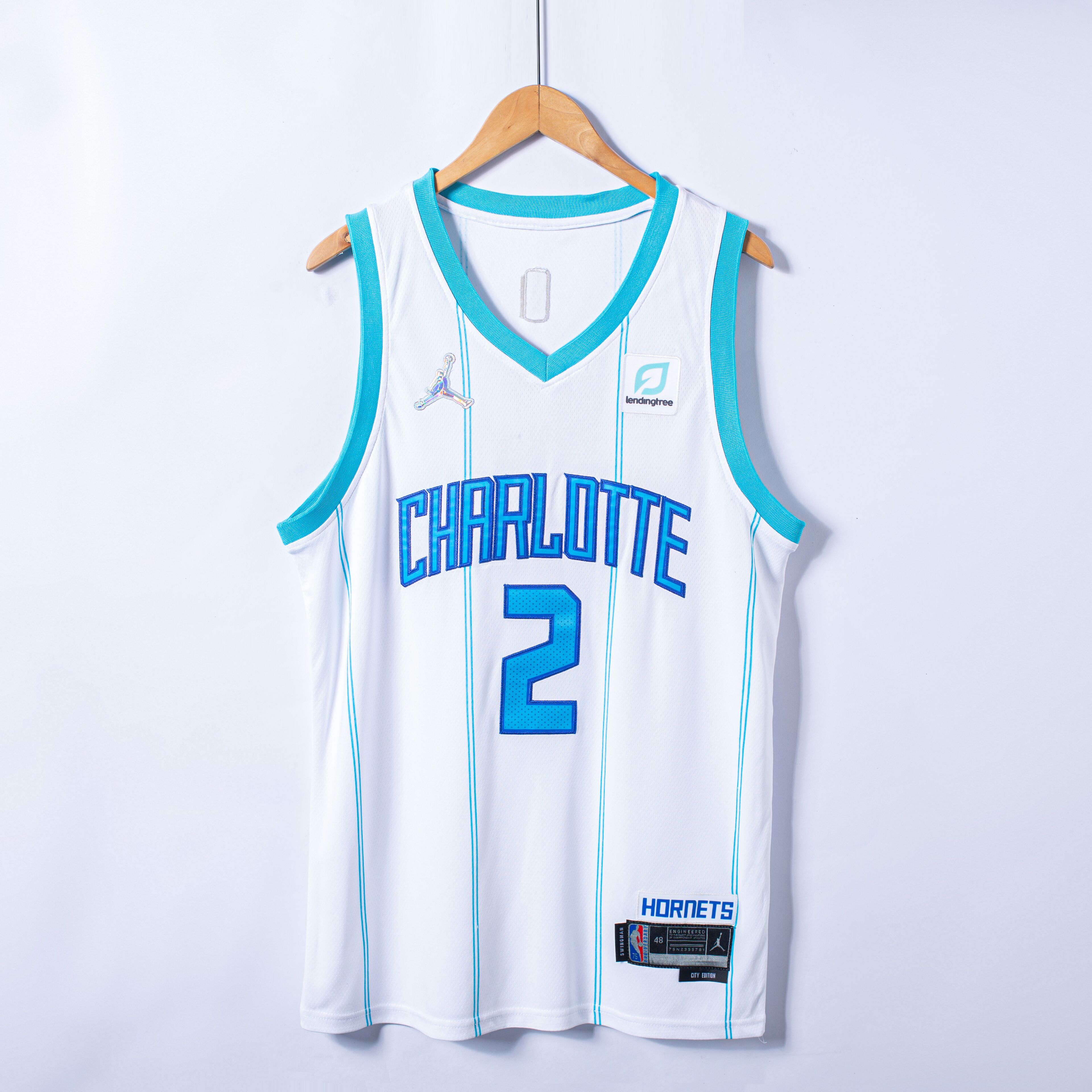 2022 Hornets #2 75th Anniversary Embroidery