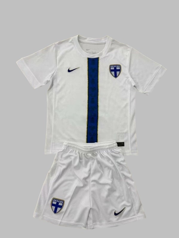 25-26 Finland Away Kids Cheap Soccer Jerseys Yupoo
