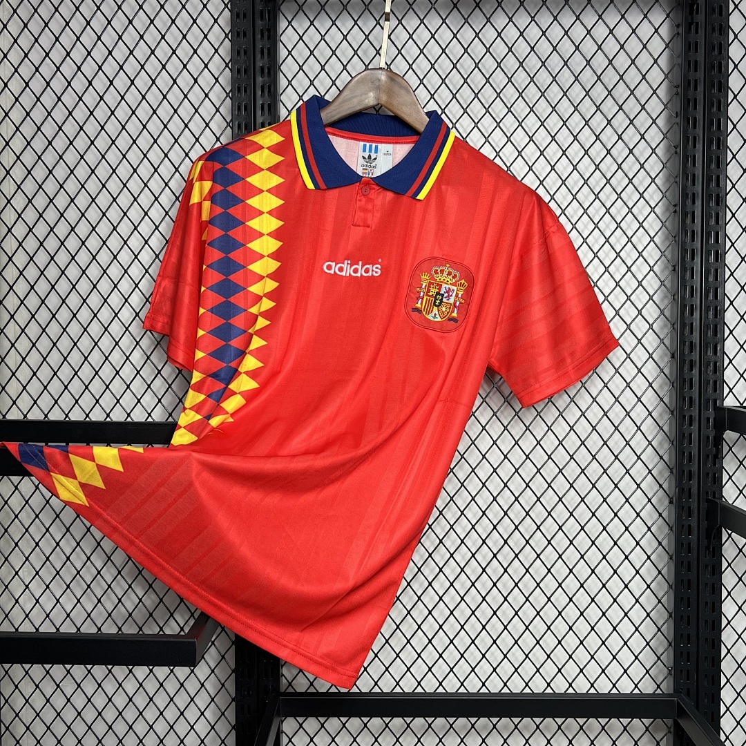 Spain 1994 Home Retro Jersey