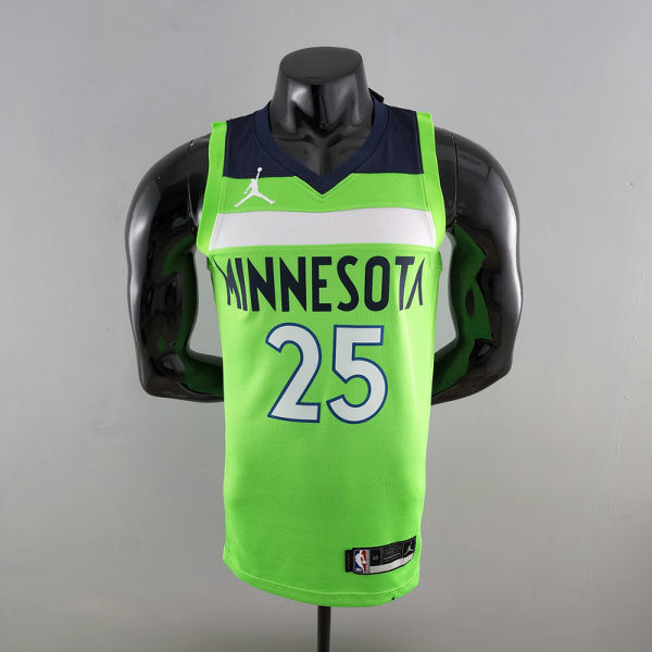 Minnesota Timberwolves ROSE#25 Air Jordan NBA Jersey Blue S-XXL