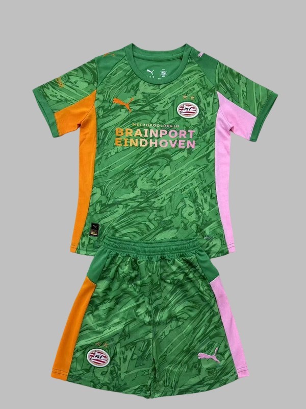 25-26 Eindhoven Goalkeeper Kids Cheap Soccer Jerseys Yupoo