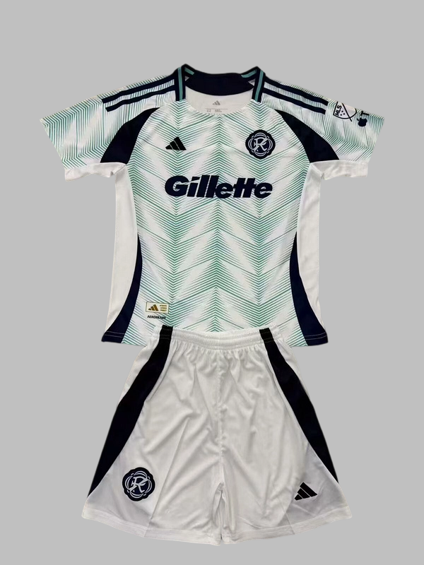 25-26 New England Revolution Away Kids Cheap Soccer Jerseys Yupoo