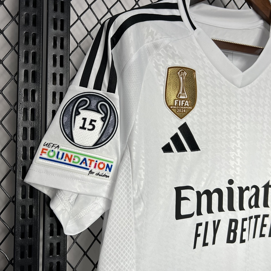 Real Madrid 2024/25 Home Jersey S-XXXXL