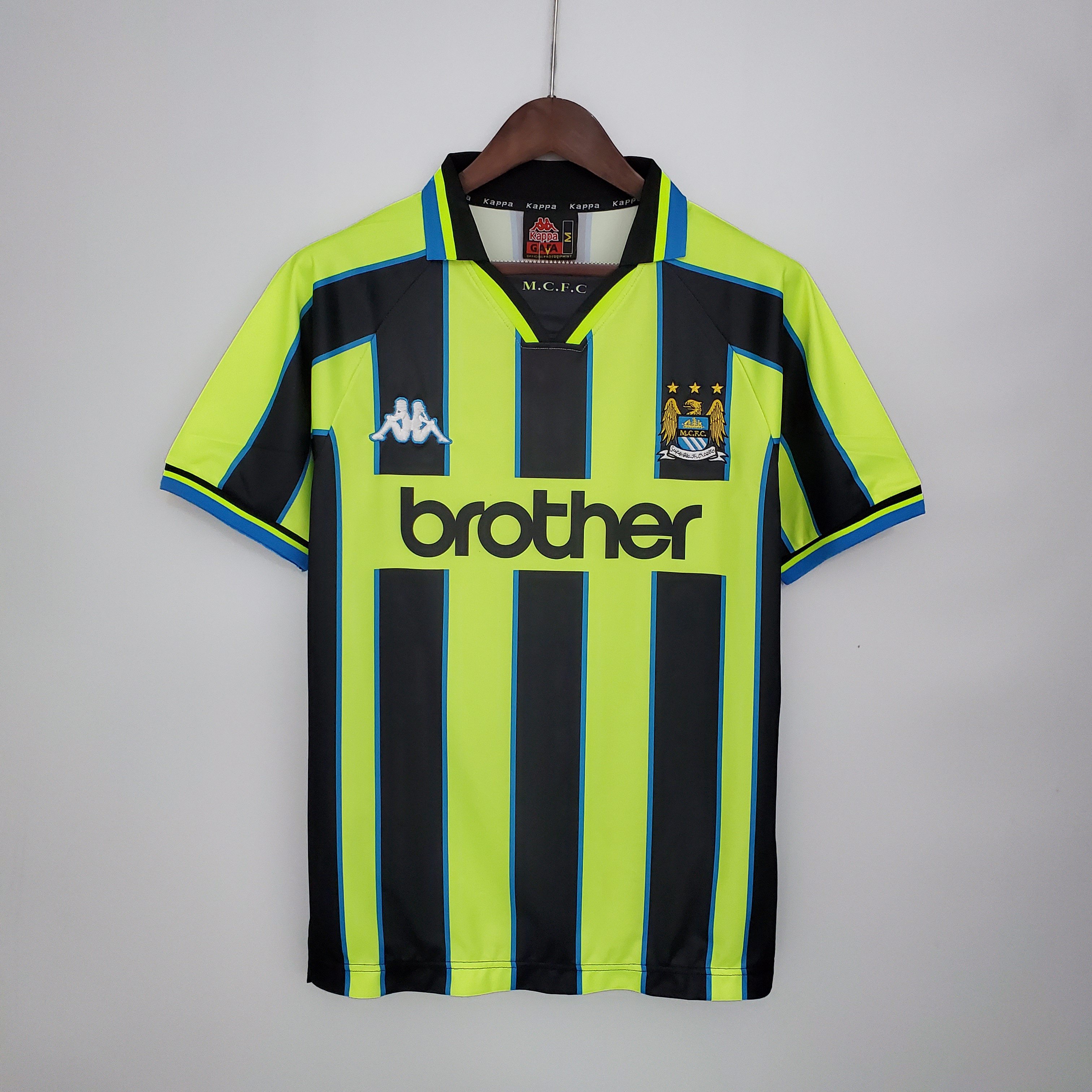 98-99 Manchester City Away Retro Soccer Jerseys Yupoo