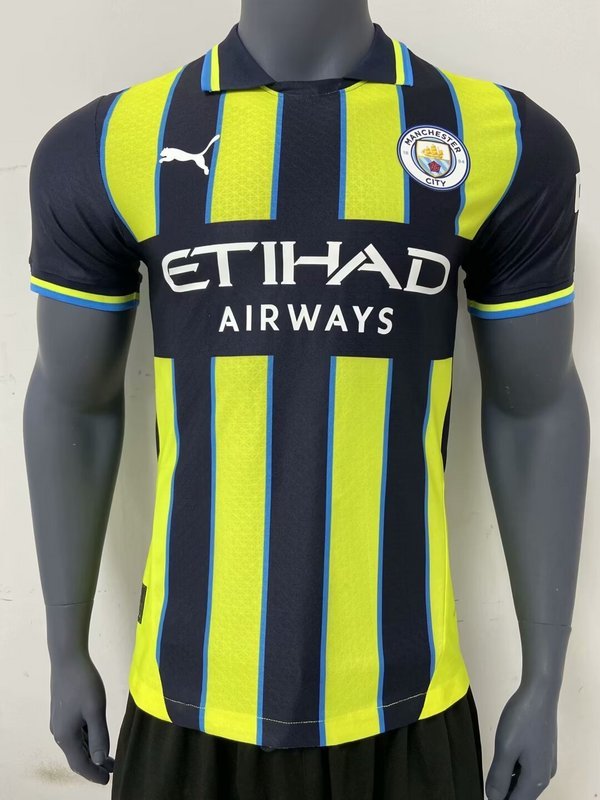 24-25 Manchester City Away Player Version Soccer Jerseys Yupoo