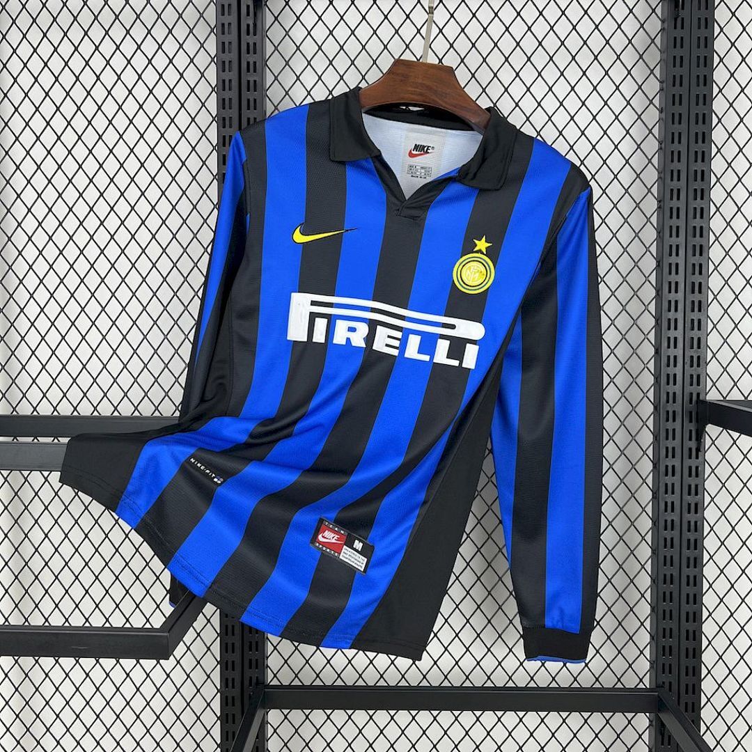 Inter Milan 1998/99 Home Long Sleeves Retro Jersey