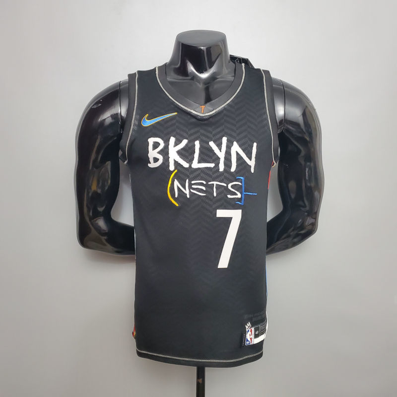 New Brooklyn Nets DURANT#7 City Edition Black S-XXL
