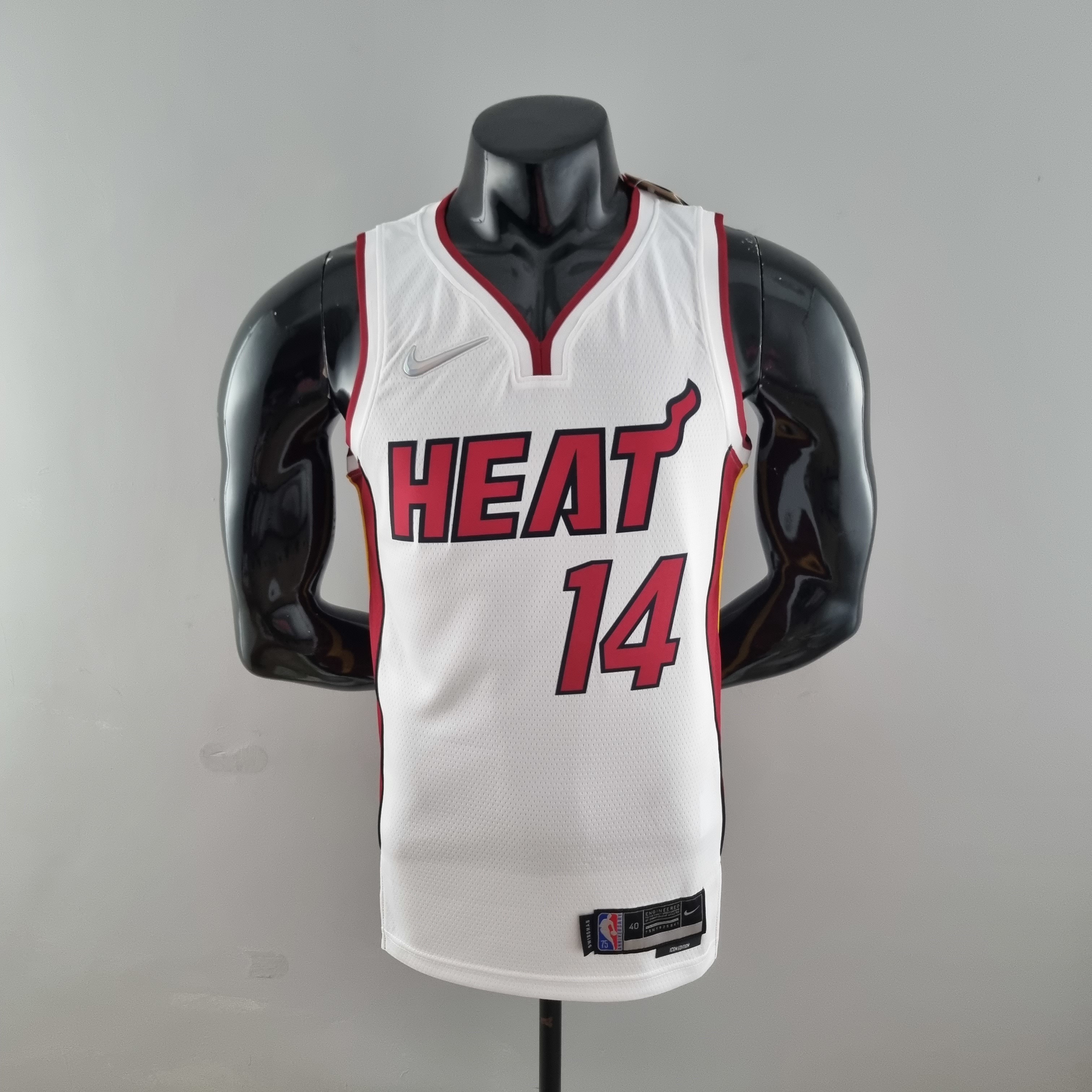 75th Anniversary Miami Heat HERRO#14 White NBA Jersey S-XXL