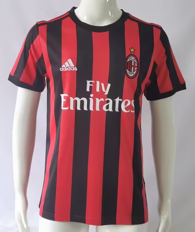 17-18 AC Milan Home Retro Soccer Jerseys Yupoo
