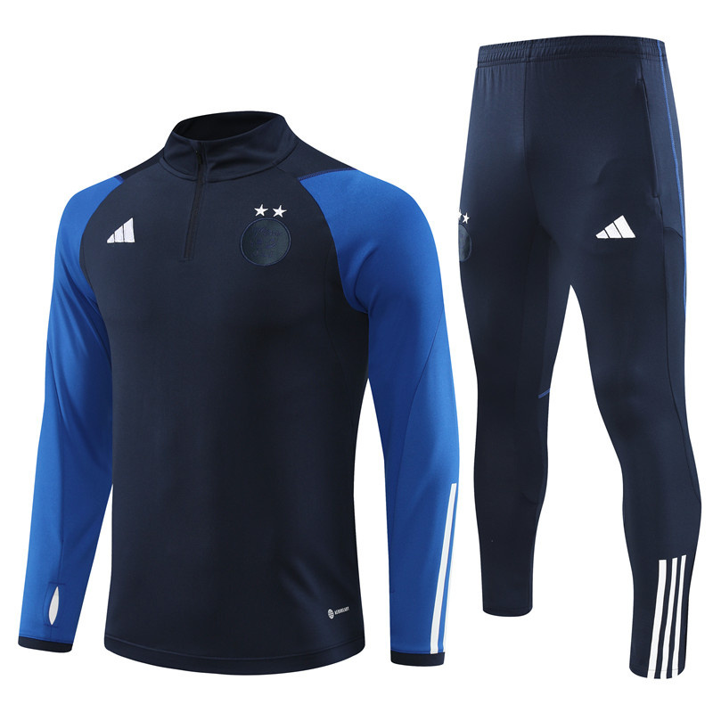 23-24 Algeria Blue Long Sleeve Training Suit Yupoo