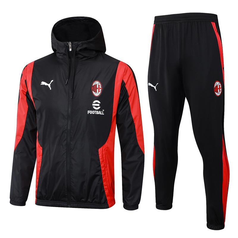 24-25 AC Milan Windbreaker Hoodie Jackets Yupoo