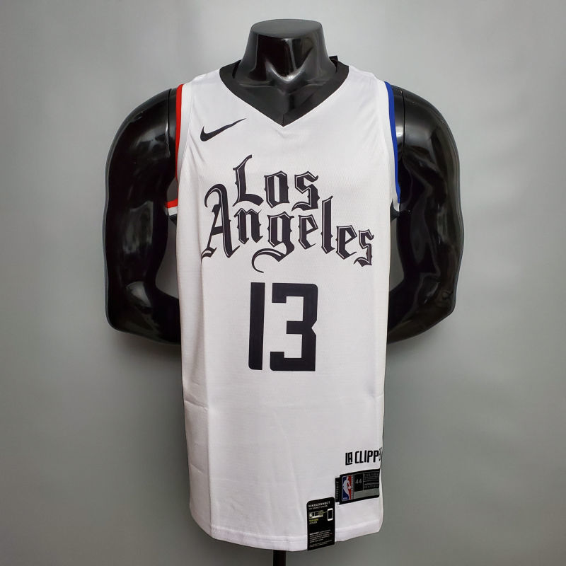 George #13 Los Angeles Clippers white NBA jersey Size XS-XXL