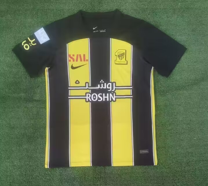 23-24 Al Ittihad Home Soccer Jerseys Yupoo