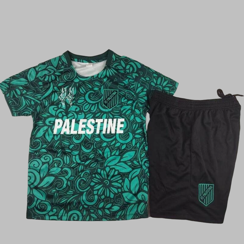 25-26 Palestine Kids Cheap Soccer Jerseys Yupoo