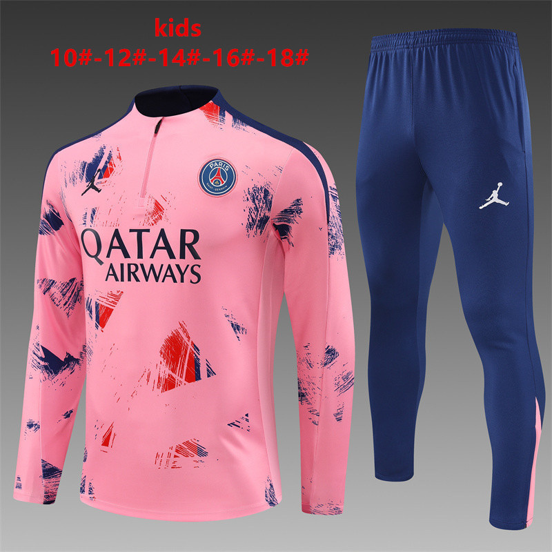 24-25 Paris Kids Long Sleeve Training Suit Yupoo