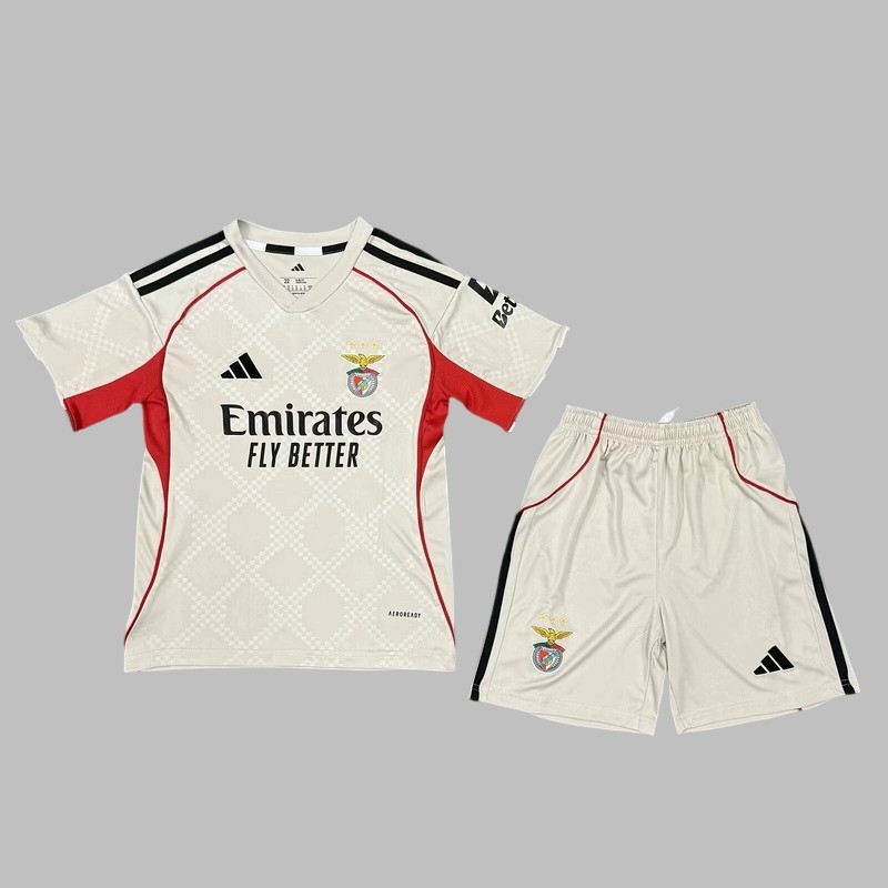 25-26 Benfica Away Kids Cheap Soccer Jerseys Yupoo