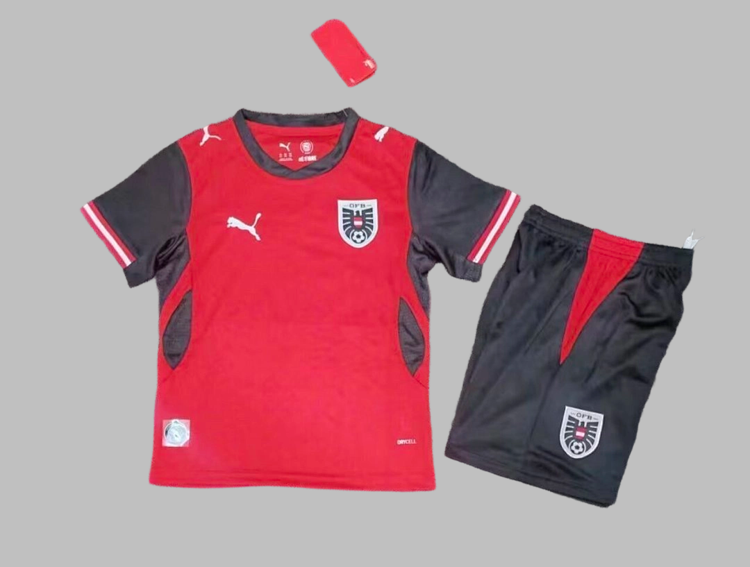 26-27 Austria Home Kids Cheap Soccer Jerseys Yupoo