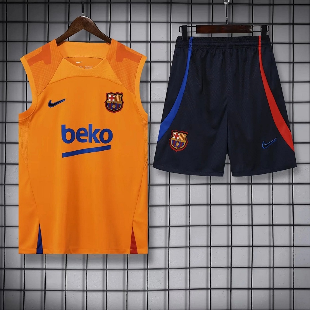 22/23 Barcelona Orange Pre-match Training Vest S-XXL