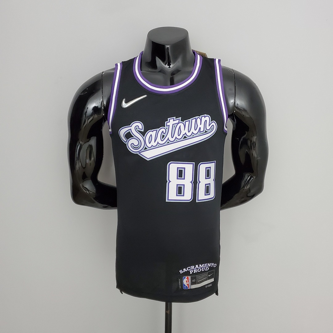 2022 Season QUETA#88 Kings City Edition Black NBA Jersey S-XXL