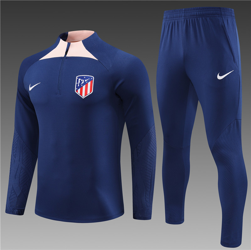 23-24 Atletico Madrid Long Sleeve Training Suit Yupoo