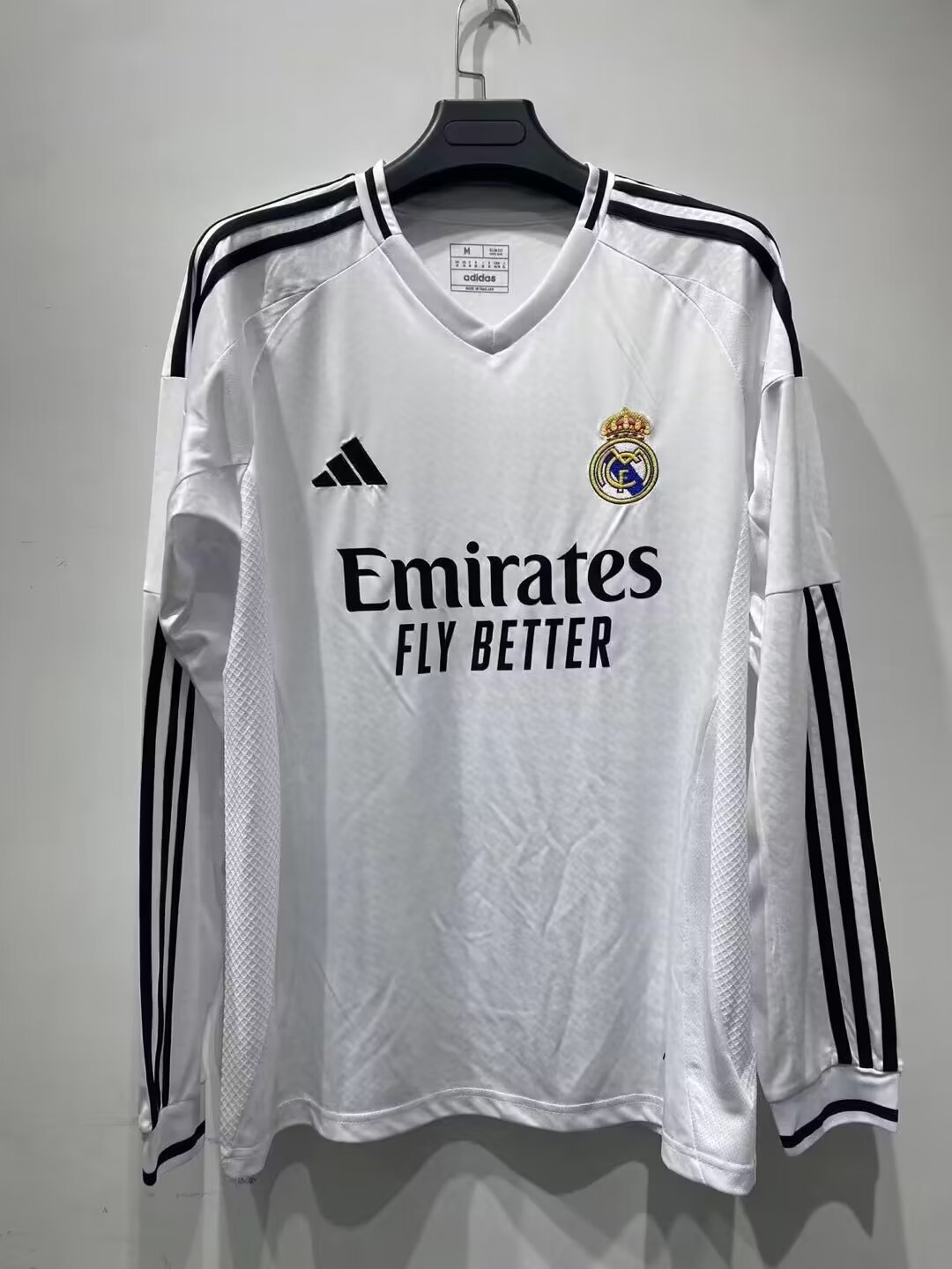 24-25 Real Madrid Home Long Sleeve Soccer Jerseys Yupoo
