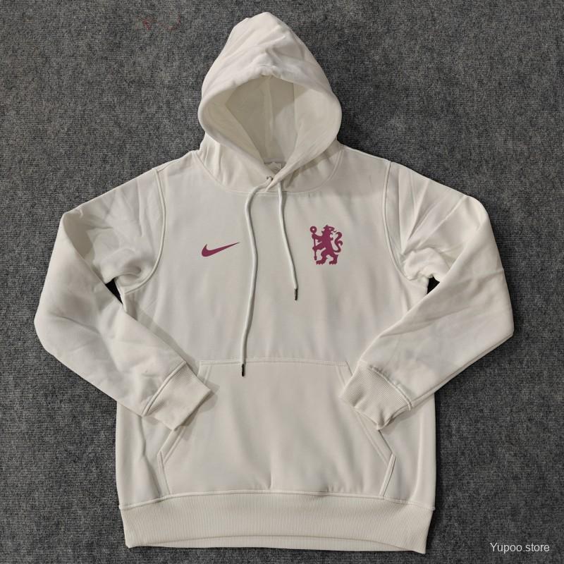 24/25 Chelsea White/Beige/Black Hoodie