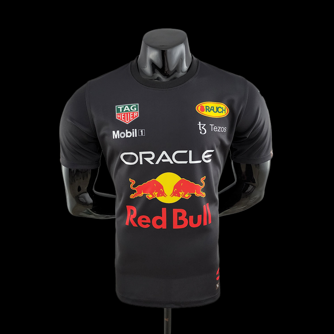 2022 Red Bull Black Crew Neck F1  S-3XL
