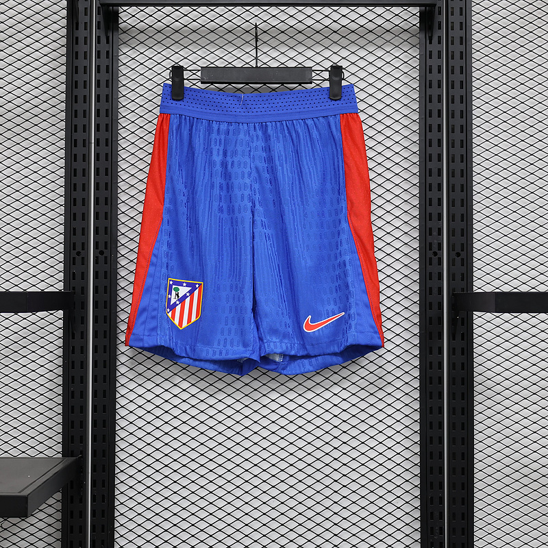 24-25 Atletico Madrid Home Player Version Soccer Shorts Yupoo