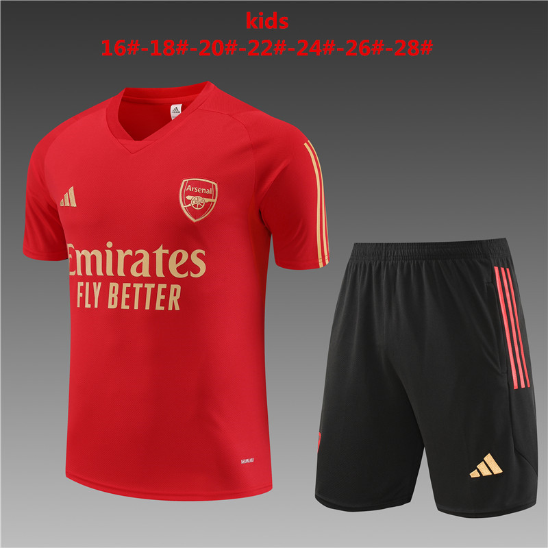 23-24 Arsenal Kids Training Soccer Jerseys Yupoo