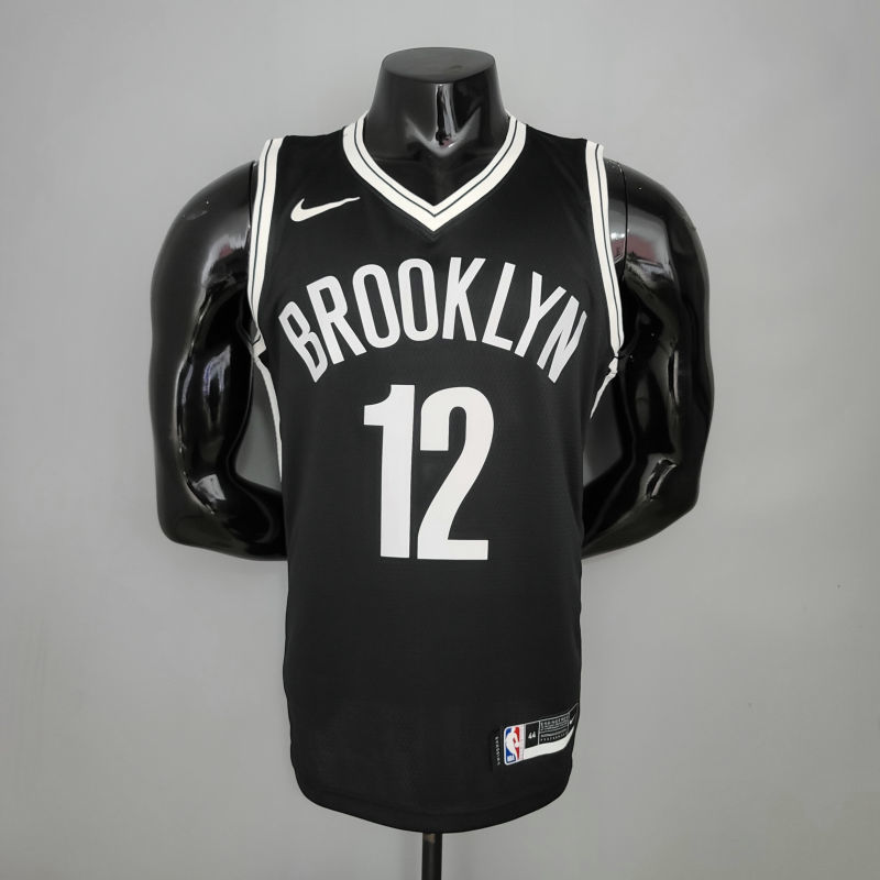HARRIS#12 Brooklyn Nets black NBA jersey Size S-XXL