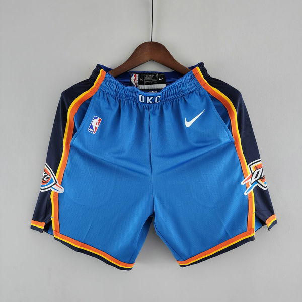 Oklahoma City Thunder NBA Shorts Blue S-XXL