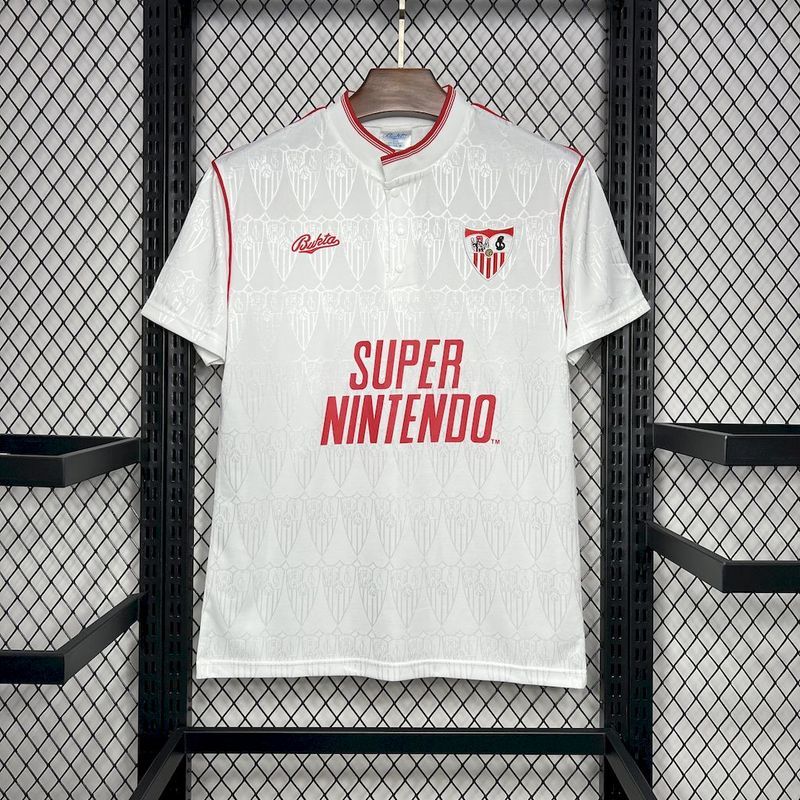 91-92 Sevilla FC Home Retro Soccer Jerseys Yupoo