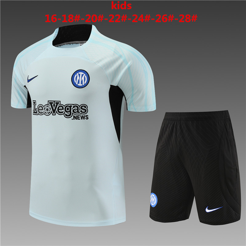 23-24 Inter Milan Kids Training Soccer Jerseys Yupoo