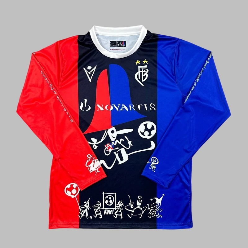 25-26 Basel Long Sleeve Cheap Soccer Jerseys Yupoo