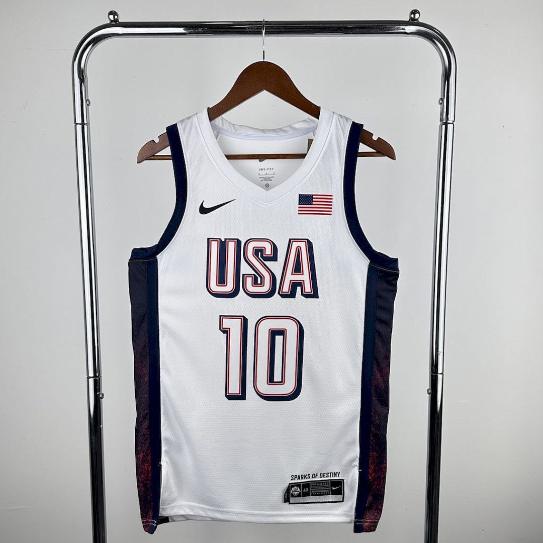 Olimpic USA 2024 TATUM#10 Home Jersey